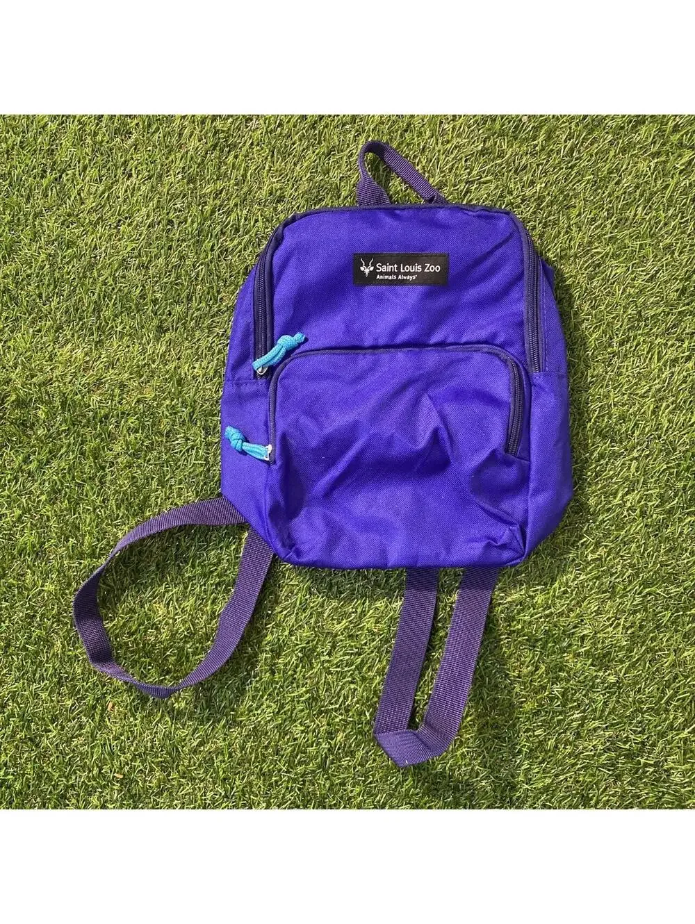 Saint Louis Zoo purple backpack